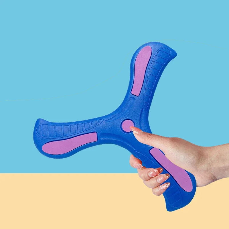 Brinquedo Boomerang de três folhas! Para Adultos e crianças esportivo interativo.